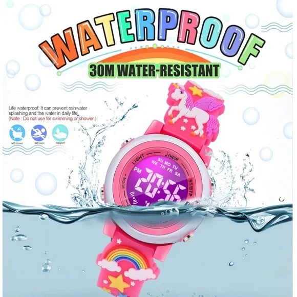 BOGO Unicorn 3D Watch - Dark Pink - Picture 5 of 5